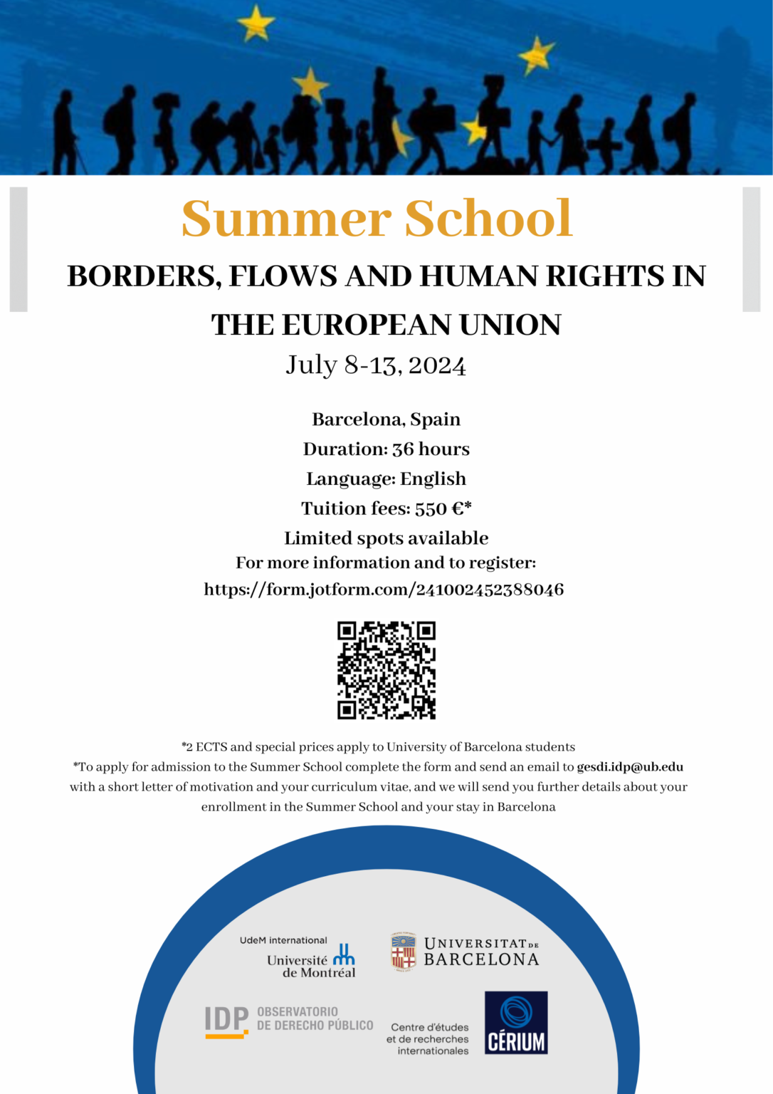 Summer school “Borders, flows and human rights in the European Union ...